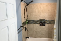 new tub and shower