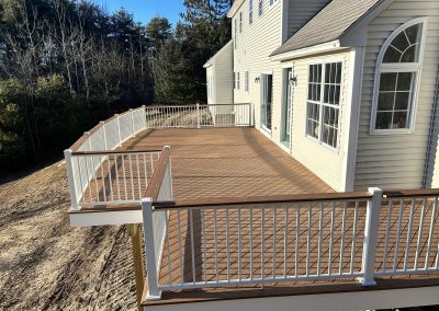 new deck and handrails